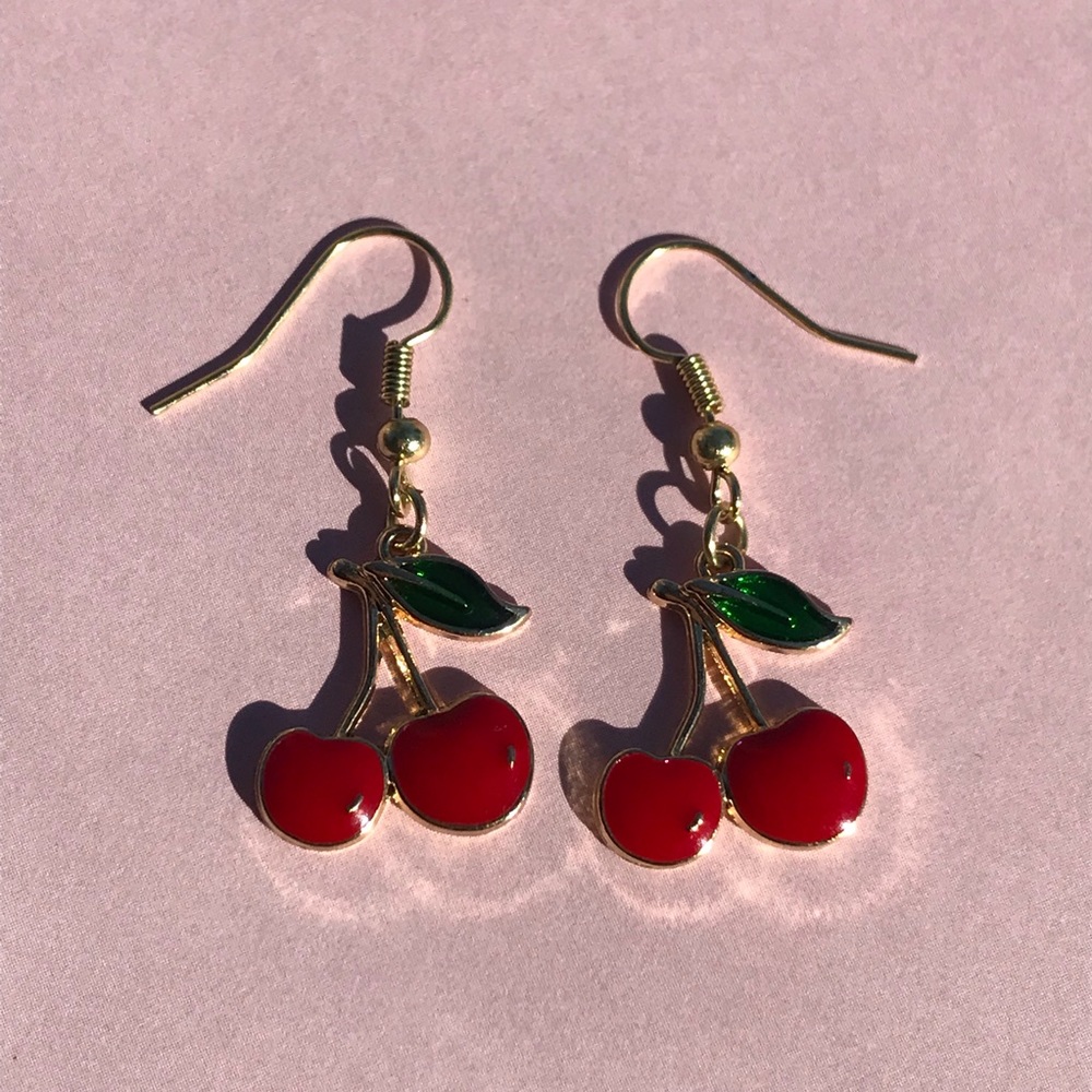 Cherry earrings